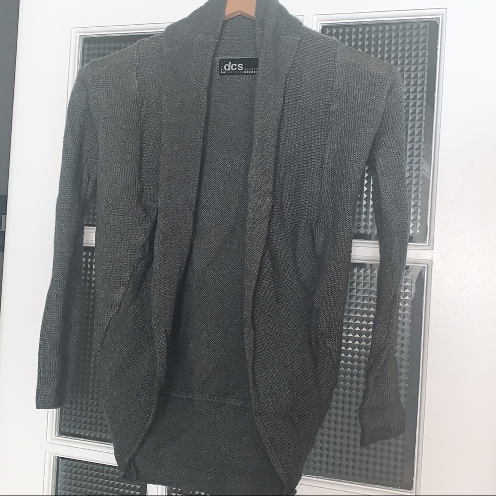 🤍3/35$ Charcoal gray cardigan